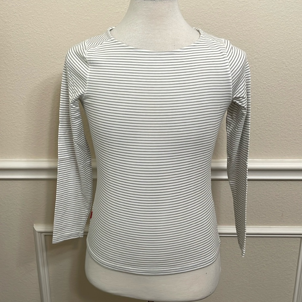 Craghoppers NOSILIFE ERIN TOP - Soft Grey Stripe